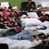 A refugee reception center at the Ukrainian-Polish border crossing in Korczowa. The refugee crisis is just one of the issues the new thinktank will consider