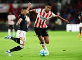 PSV's star winger Cody Gakpo is set to face Rangers after a transfer move was put on hold until after the upcoming Champions League play-off. (Photo by OLAF KRAAK/ANP/AFP via Getty Images)