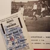 Aidan's programme and ticket stub from "the greatest game in history".