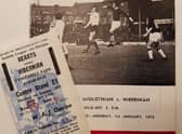Aidan's programme and ticket stub from "the greatest game in history".