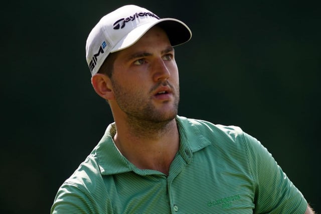 Bradley Neil in action during Day Four of the Kaskada Golf Challenge at Kaskada Golf Resort in Brno, Czech Republic. Picture: Johannes Simon/Getty Images.