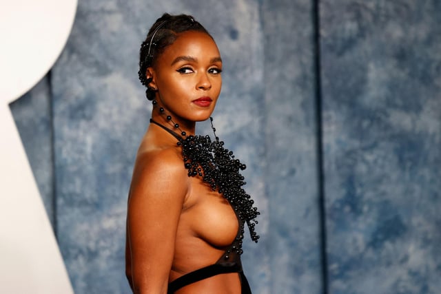 US actress/singer Janelle Monae attends the Vanity Fair 95th Oscars Party at the The Wallis Annenberg Center for the Performing Arts in Beverly Hills, California  (Photo by MICHAEL TRAN/AFP via Getty Images)