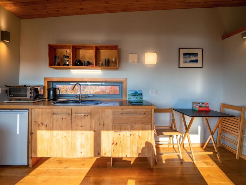 The Batbox kitchen has everything you need to cook up a feast.