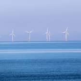Generic view of a wind farm