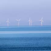 Generic view of a wind farm
