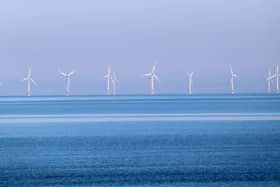 Generic view of a wind farm