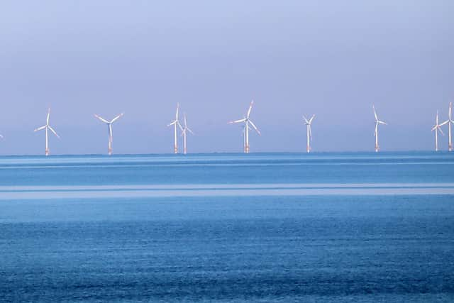 Generic view of a wind farm