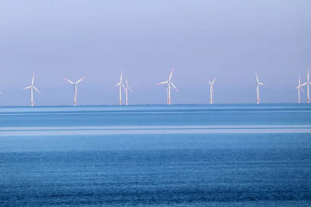 Generic view of a wind farm