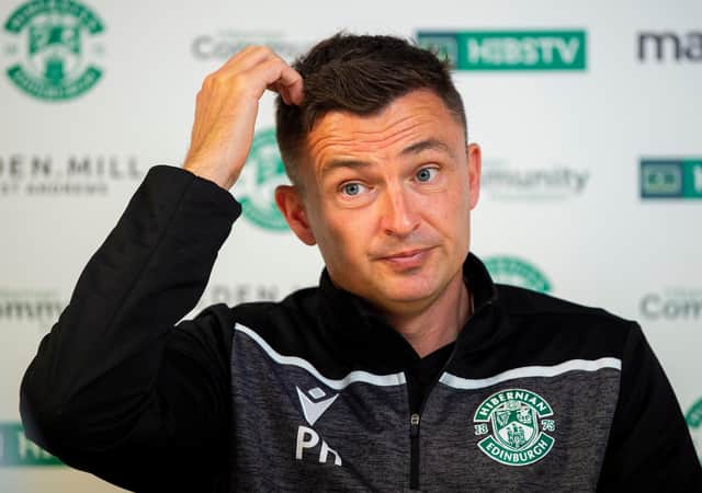 Former Hibs manager Paul Heckingbottom is set to take up the manager's role at Sheffield United. (Photo by Ross MacDonald / SNS Group)
