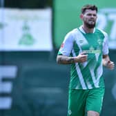 Oliver Burke scored twice on his Werder Bremen debut in a friendly against Karlsruher SC. Photo by Action Press/Shutterstock (13018311al)
