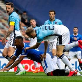 Alfredo Morelos won Rangers' penalty and is heading off on international duty with Colombia (Photo by Alan Harvey / SNS Group)