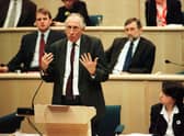 First Minister Donald Dewar, pictured addressing the Scottish Parliament in 2000, saw devolution as the start of a process of enhancing democracy (Picture: Ben Curtis/PA)