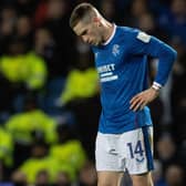 Rangers' Ryan Kent cuts a downbeat figures as the winger has often across a season in which his manager concedes decisive scoring moments have eluded him. (Photo by Alan Harvey / SNS Group)