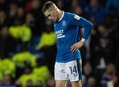 Rangers' Ryan Kent cuts a downbeat figures as the winger has often across a season in which his manager concedes decisive scoring moments have eluded him. (Photo by Alan Harvey / SNS Group)