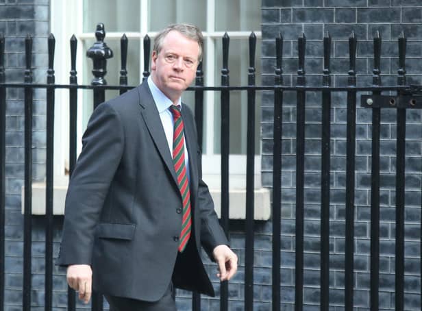 Secretary of State for Scotland Alister Jack arrives in Downing Street, London.