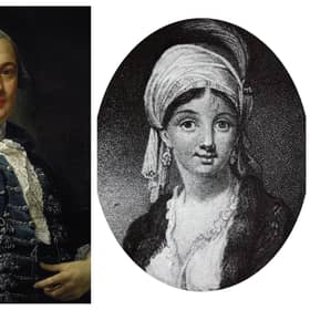 James Bruce of Kinnaird , Stirlingshire, became central to  life in the Ethiopian Royal Court where he fell in love with Princess Esther (right), the wife of Regent Prince Ras Michael.