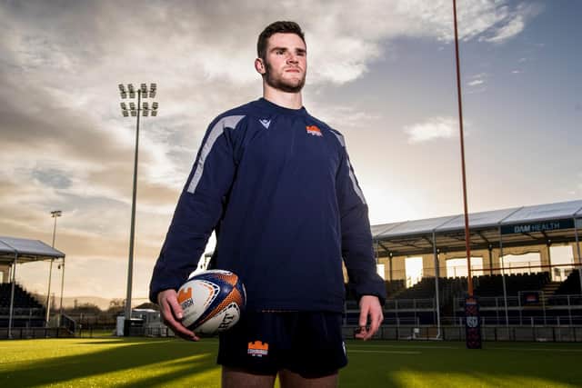 Matt Currie, who signed a new deal with Edinburgh this week, will start at centre against London Irish. (Photo by Ross Parker / SNS Group)