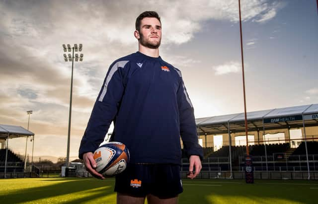 Matt Currie, who signed a new deal with Edinburgh this week, will start at centre against London Irish.  (Photo by Ross Parker / SNS Group)