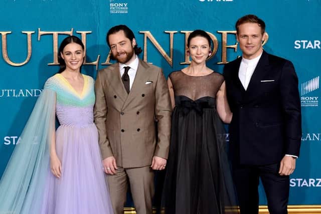 Outlander's much-loved cast members will return for season six, including Sam Heughan and Caitriona Balfe (Getty Images)