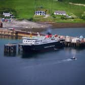 Lochmaddy, with the MV Hebrides ferry in port. Picture: Brian_D_Anderson/Shutterstock