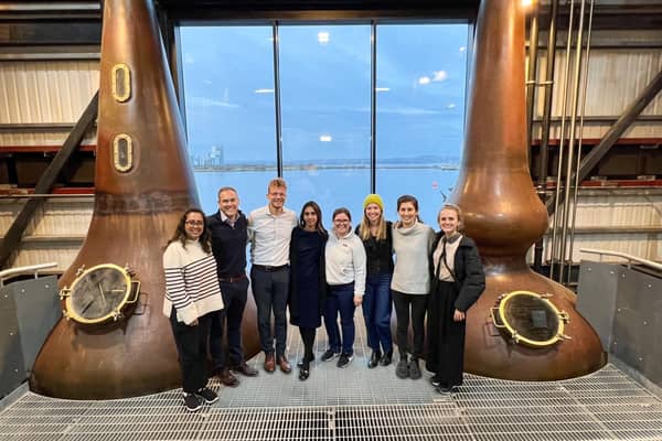 The attaches at the Port of Leith Distillery