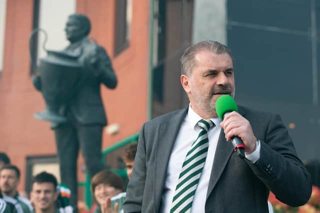 Ange Postecoglou is constantly striving for glory at Celtic.