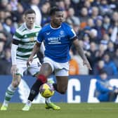 Rangers' Alfredo Morelos is tracked by Celtic's Callum McGregor during the 2-2 draw at Ibrox. (Photo by Alan Harvey / SNS Group)