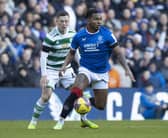 Rangers' Alfredo Morelos is tracked by Celtic's Callum McGregor during the 2-2 draw at Ibrox. (Photo by Alan Harvey / SNS Group)