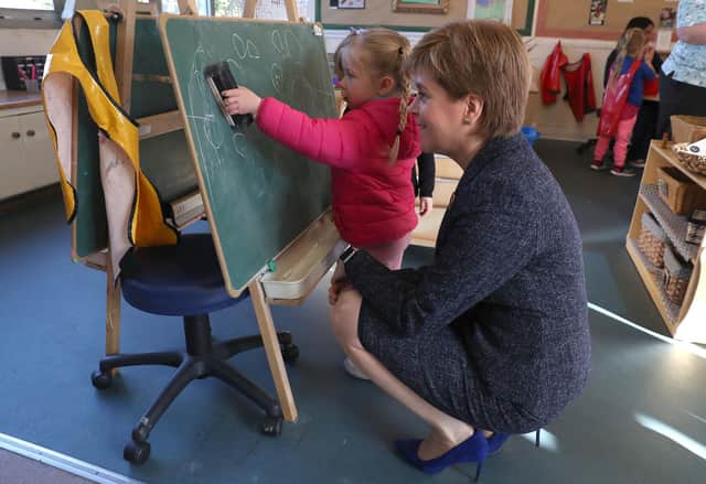 Nicola Sturgeon said Scotland should judge her on Education