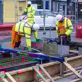 Workers on the Trams to Newhaven project