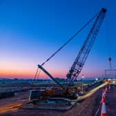 Reston station is due to be completed next March. Picture: Peter Devlin/Network Rail