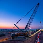 Reston station is due to be completed next March. Picture: Peter Devlin/Network Rail