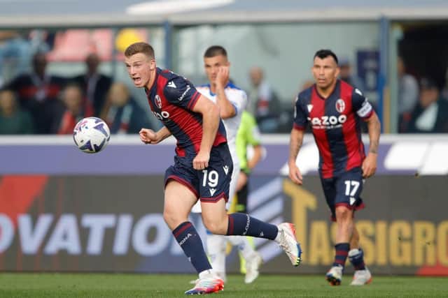 Lewis Ferguson has been linked with Juventus since moving to Bologna from Aberdeen. (Photo by Timothy Rogers/Getty Images)