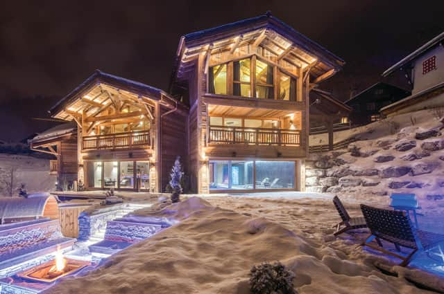 Chalet Sapphire, Morzine, France, £28,700-£53,300 per week. Picture: Yves Garneau