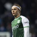 Hibs striker Elias Melkersen has been sold to Strømsgodset for £1.2m.  (Photo by Craig Foy / SNS Group)