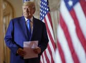 Former President Donald Trump is preparing to launch his third campaign for the White House with an announcement Tuesday night, Nov. 15. (AP Photo/Andrew Harnik, File)