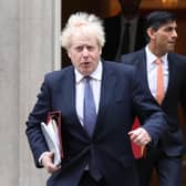 Prime Minister Boris Johnson and Chancellor Rishi Sunak will self-isolate after coming into contact with Health Secretary Sajid Javid, who tested positive for coronavirus on Satruday. Photo: Jonathan Brady/PA Wire