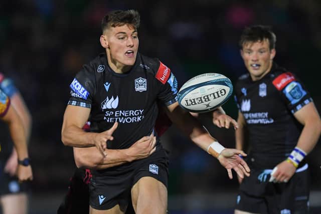 Warriors' Tom Jordan impressed at stand-off against Cardiff. (Photo by Ross MacDonald / SNS Group)
