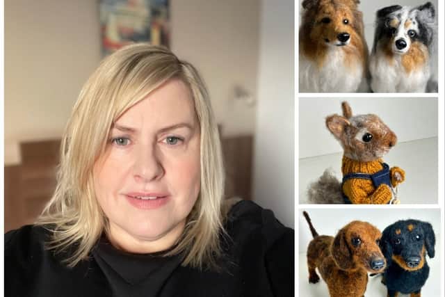 Fiona Finlayson started making animals through the form of needle felting as a hobby