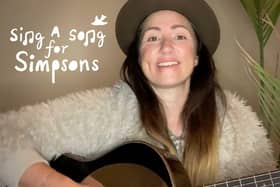The Scots singer recorded the single for people to sing along to to raise money