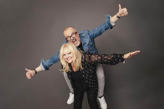 The new STV Radio Breakfast Show team of Ewen Cameron and Cat Harvey. Picture: Jamie Simpson