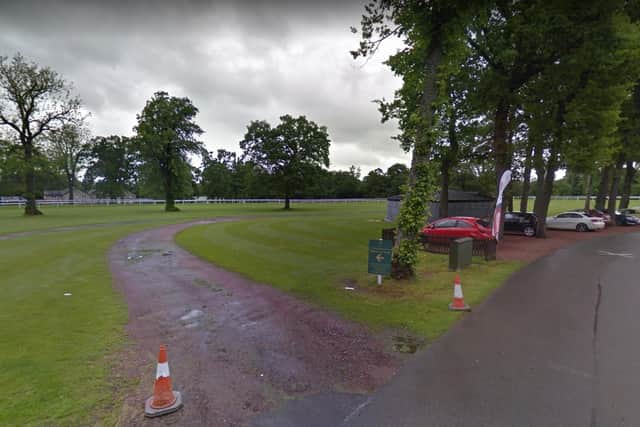 The incident happened at the Hamilton Park Racecourse