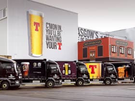 Tennent's, which is brewed at the Wellpark brewery in Glasgow, is Scotland's biggest selling lager brand. Picture: Andy Buchanan