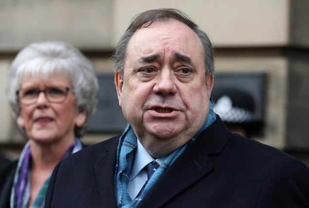 Alex Salmond speaks outside the High Court in Edinburgh. Picture: Andrew Milligan/PA Wire