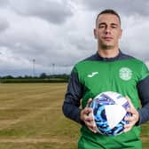 New Hibs signing Marijan Cabraja is lined up to make his debut in the Premiership opener at St Johnstone on Saturday.  (Photo by Euan Cherry / SNS Group)