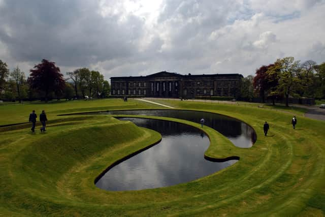 Charles Jencks' landform at The Scottish Gallery of Modern Art. PIC: JPI Media.