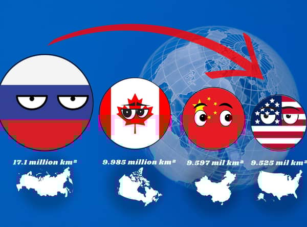 Here are the 10 biggest countries in the world in terms of land mass according to the World Economic Forum.