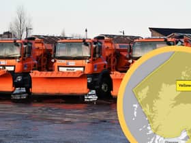 The Met Office has issued a yellow warning of ice across Scotland starting from 5pm on Saturday and lasting until 11am on Sunday morning following Storm Arwen.