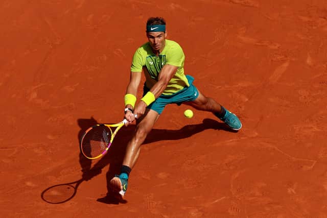 Nadal played throughout the French Open with an issue in his foot.