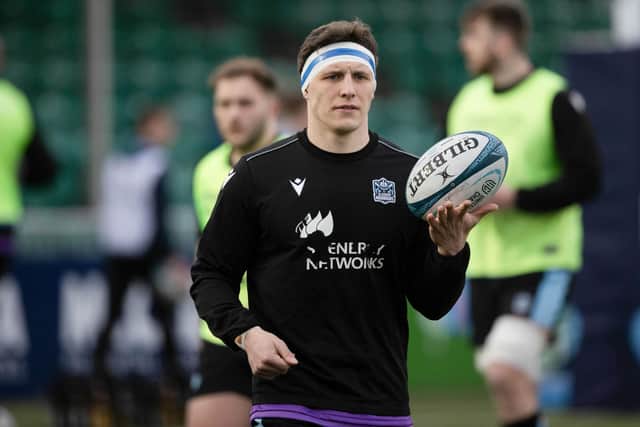 Glasgow Warriors flanker Rory Darge suffered a knee injury in South Africa. (Photo by Craig Williamson / SNS Group)